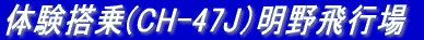 �̌�����(CH-47J�j�����s�� 